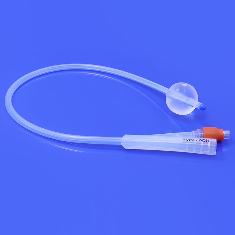 2-Way Foley Catheter, 100% Silicone, 6Fr-26Fr